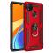  Xiaomi Redmi 9C Skal Ring Shockproof Röd