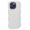  iPhone 13 Pro Mobilskal Wavy Off White