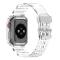  Apple Watch 38/40/41/42 mm Kristall Skal/Armband Transparent