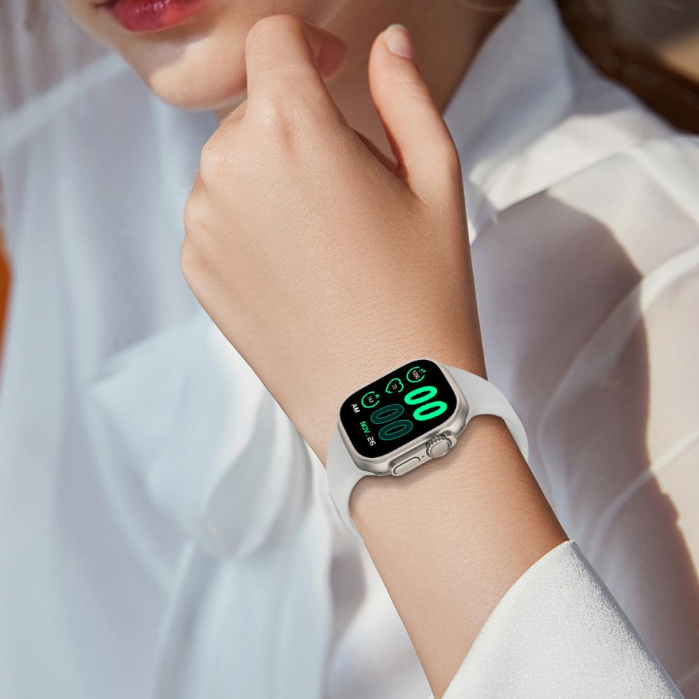ColorPop Silikon Armband Butterfly Apple Watch 42/44/45/46/49 mm (S/M) Grå