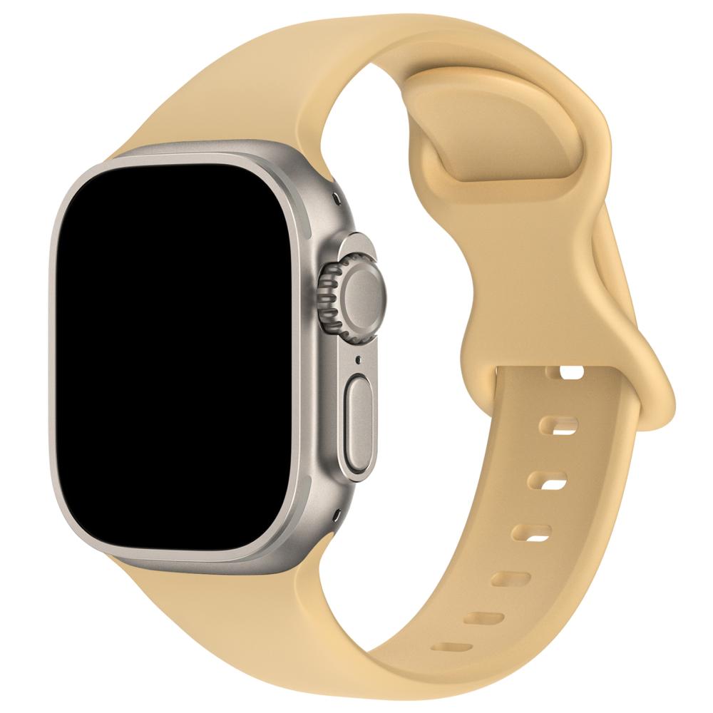 ColorPop Silikon Armband Butterfly Apple Watch 42/41/40/38 mm (M/L) Valnöt