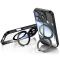  iPhone 16 Pro Skal MagSafe Kickstand Transparent/Svart