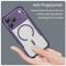  iPhone 17 Pro Max Skal MagSafe Kolfiber Textur Lila