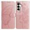  Samsung Galaxy A57 5G Fodral Med Fjäril Tryck Roséguld