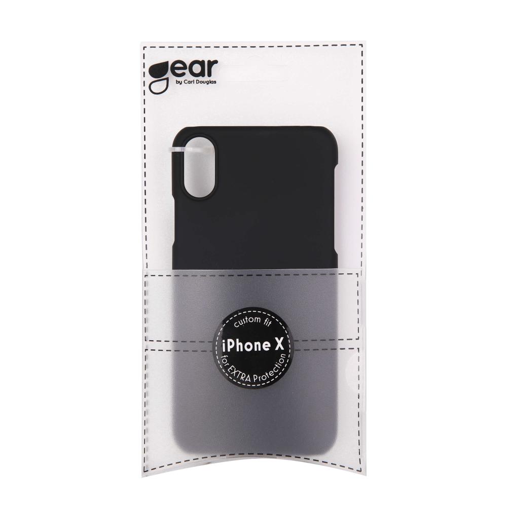 Gear GEAR iPhone X/Xs Mobilskal Hårdplast Svart
