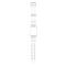  Apple Watch 38/40/41/42 mm Kristall Skal/Armband Transparent