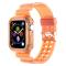  Apple Watch 38/40/41/42 mm Kristall Skal/Armband Orange