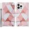  iPhone 16 Pro Fodral Med Marmor Tryck Rosa