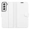  Samsung Galaxy S22 Plus Fodral Litchi Textur Vit
