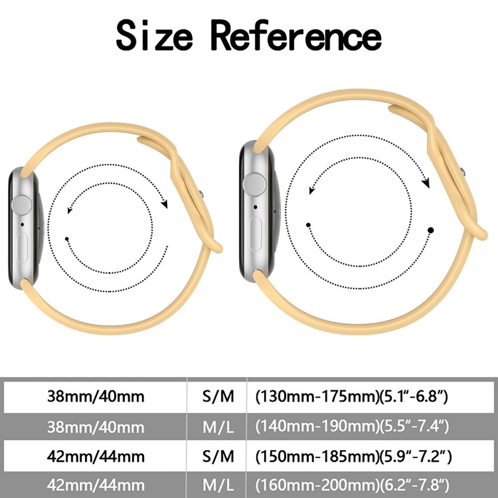 ColorPop Silikon Armband Butterfly Apple Watch 42/41/40/38 mm (M/L) Valnöt