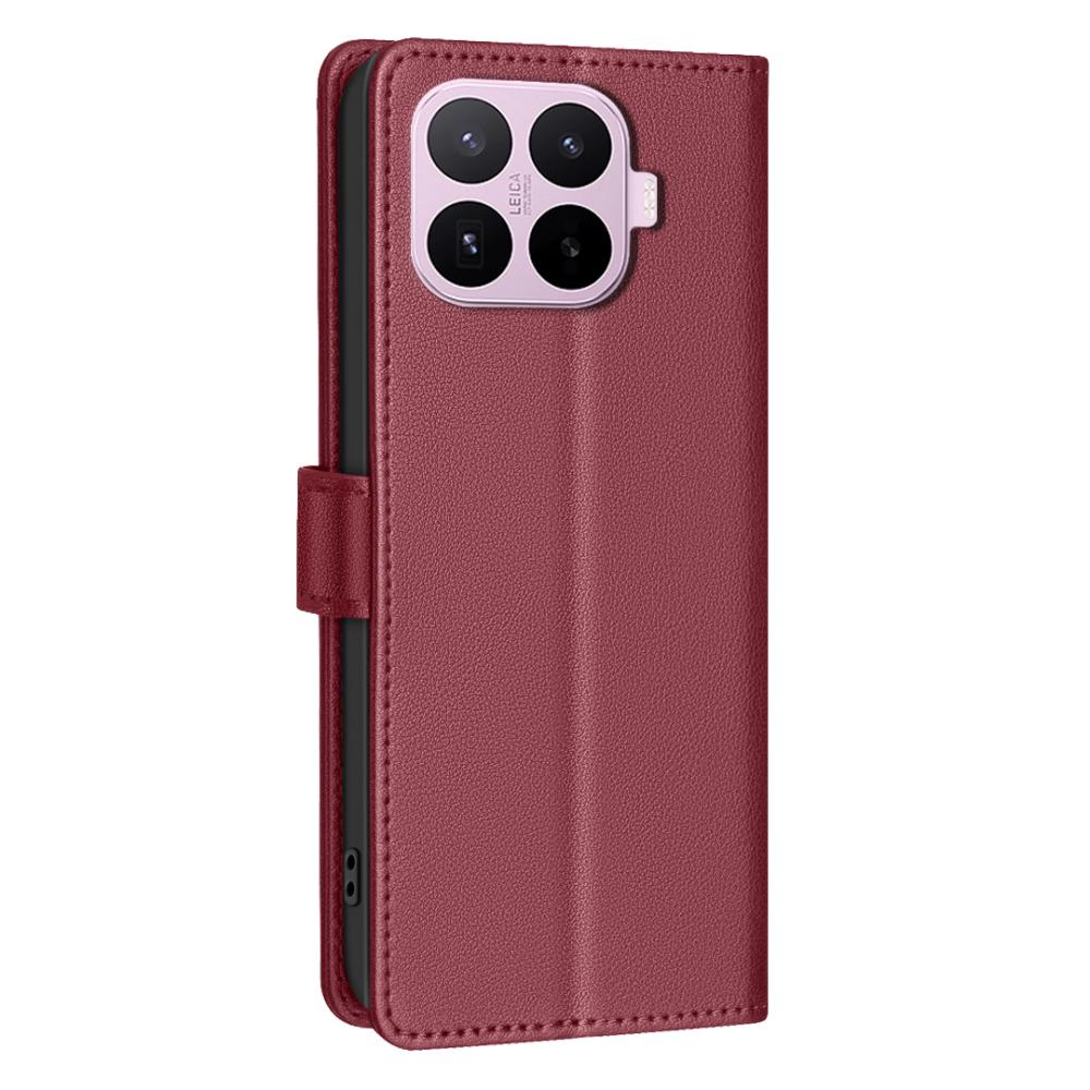 BINFEN BINFEN Xiaomi 17T Pro Fodral RFID Läder Röd