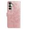  Samsung Galaxy A57 5G Fodral Med Fjäril Tryck Roséguld