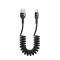 MCDODO Mcdodo 1.8m QC 3.0/4.0 USB-C Flexibel Nylon Kabel Svart