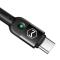 MCDODO Mcdodo 1.8m QC 3.0/4.0 USB-C Flexibel Nylon Kabel Svart