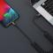MCDODO Mcdodo 1.8m QC 3.0/4.0 USB-C Flexibel Nylon Kabel Svart