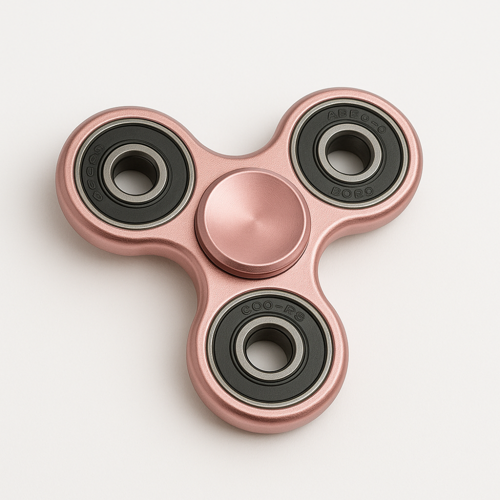  Fidget Spinner Ultra Spin Trio Metal - Roséguld