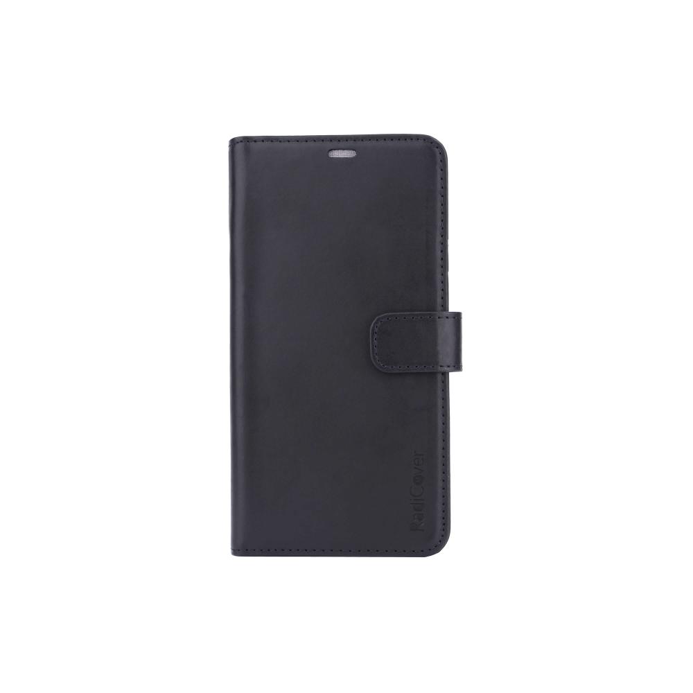 Radicover Radicover iPhone Xs Max Mobilfodral 2in1 Äkta Läder Svart