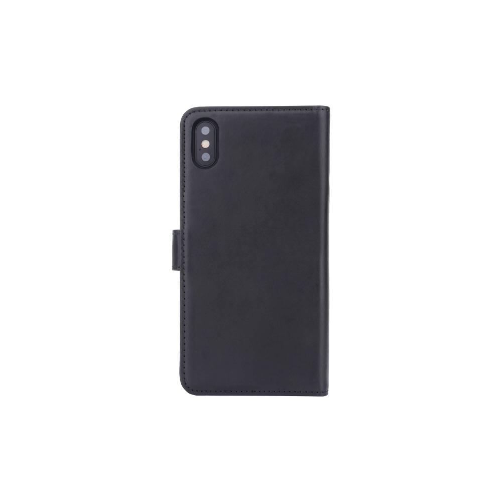 Radicover Radicover iPhone Xs Max Mobilfodral 2in1 Äkta Läder Svart