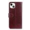  iPhone 13 - Vintage Crazy Horse Läder Fodral - Brun