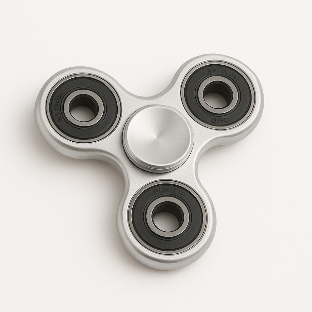  Fidget Spinner Ultra Spin Trio Metal- Silver