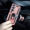  Samsung Galaxy S23 Skal Shockproof Ring Hybrid Roséguld