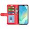  Samsung Galaxy A17 Fodral Crazy Horse Läder Röd