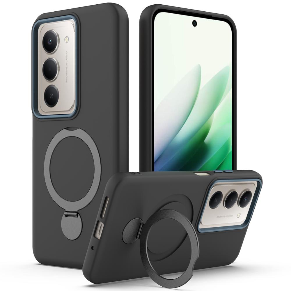  Samsung Galaxy S24 FE Skal MagSafe Kickstand Hybrid Svart