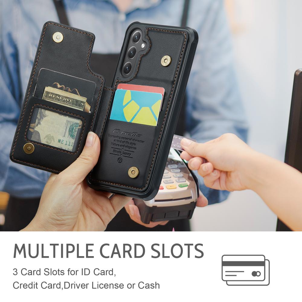 CASEME CASEME Samsung Galaxy S26 Skal RFID Kickstand Svart