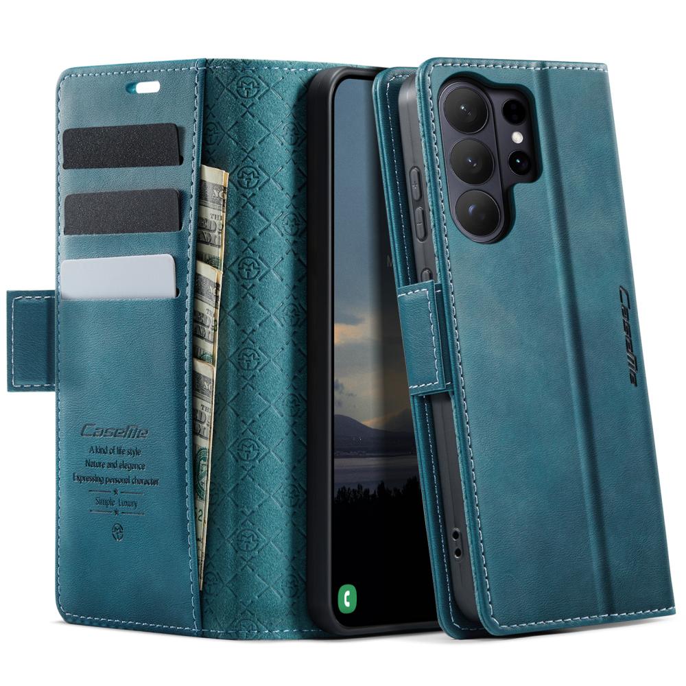 CASEME CASEME Samsung Galaxy S26 Ultra Fodral RFID Läder Grön