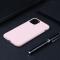  iPhone 15 Pro Skal Frostad TPU Ljus Rosa