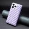  iPhone 16 Pro Max Fodral Diamond Läder Lila