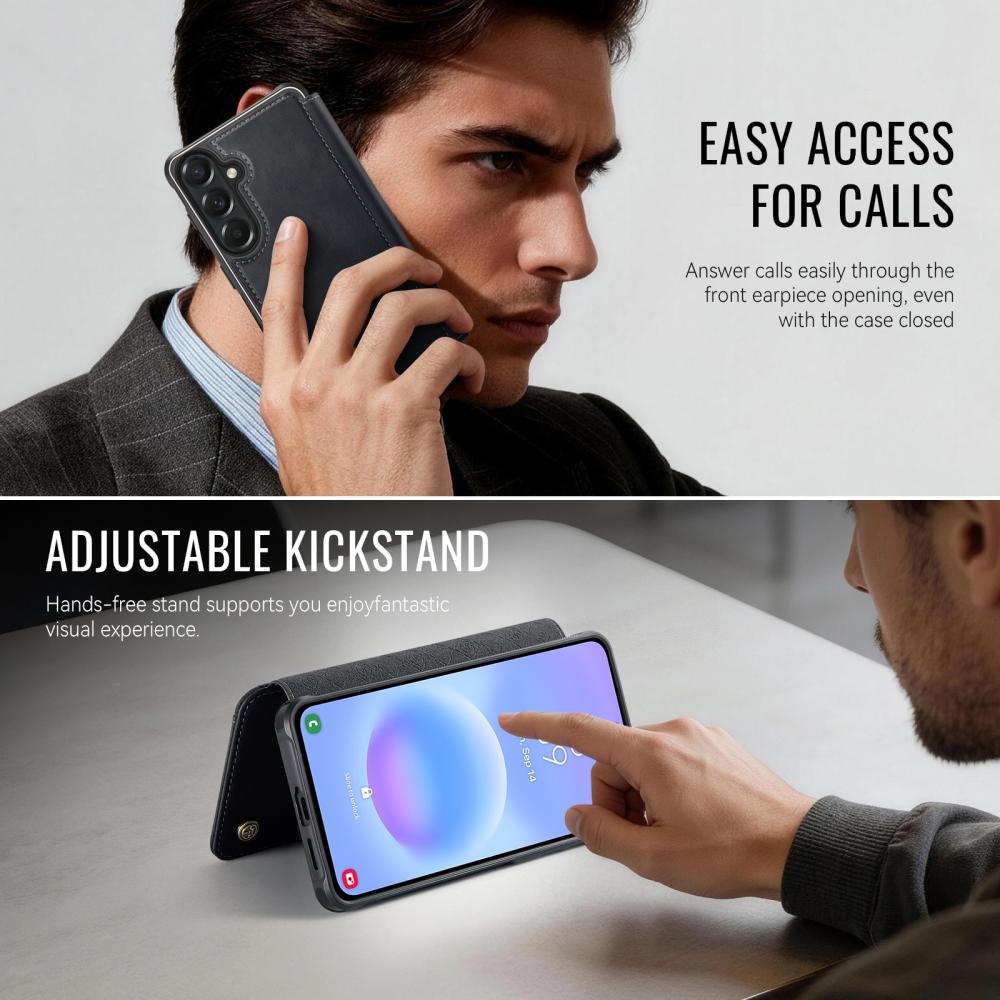 CASEME CASEME Samsung Galaxy A17/A16/A26 Skal RFID Plånbok Svart
