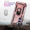  Samsung Galaxy S23 Skal Shockproof Ring Hybrid Roséguld