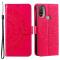  Motorola Moto E20 / E40 Fodral Mandala Läder Rosa