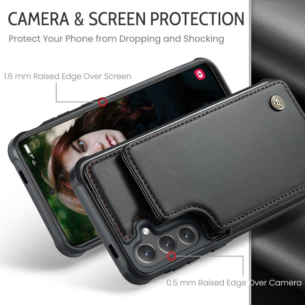 CASEME CASEME Samsung Galaxy S26 Skal RFID Kickstand Svart