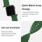 ColorPop Apple Watch 42/44/45/46/49 mm Armband Ocean Wave Army Green