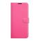  Samsung Galaxy S22 Plus Fodral Litchi Textur Rosa