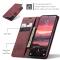 CASEME CASEME Samsung Galaxy S25 Edge Fodral Flip Läder Röd