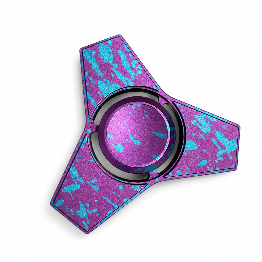  Fidget Spinner Trio Metal - Rosa/Blå