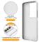 Samsung Galaxy S24 FE Skal MagSafe Kickstand Hybrid Vit