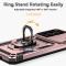  Samsung Galaxy A16 Skal CamShield Ring Hybrid Roséguld