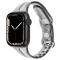  Apple Watch 38/40/41/42 mm CrystalFlex TPU Armband Svart