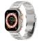  Apple Watch 42/41/40/38 mm Armband Steel Titanium Silver