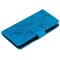  iPhone 13 - Tryckt Mandala Läder Fodral - Blå