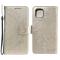  iPhone 13 - Tryckt Mandala Läder Fodral - Guld