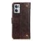  OnePlus Nord CE 2 5G Fodral Nit Dekor Läder Brun