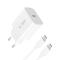 Tech-Protect Tech-Protect 20W USB-C Väggladdare PD Inkl. USB-C Kabel Vit