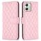  Motorola Moto G54 5G Fodral Diamond Läder Rosa