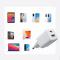 JOYROOM Joyroom 30W PD QC USB-C / USB-A Väggladdare Vit