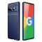  Google Pixel 7 Pro Skal Kolfiber Textur Blå